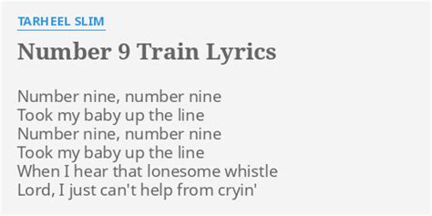 number nine train lyrics